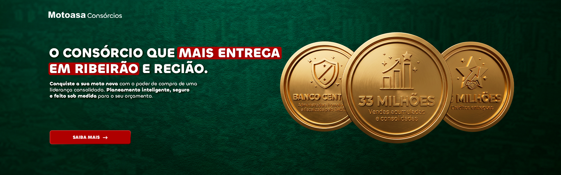 O CONSORCIO QUE MAIS ENTREGA