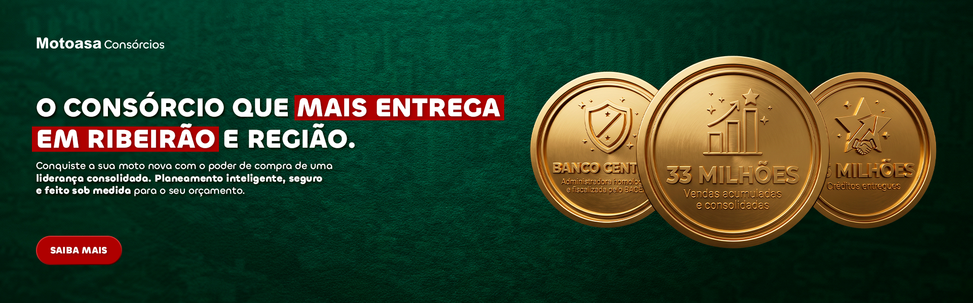 O CONSORCIO QUE MAIS ENTREGA